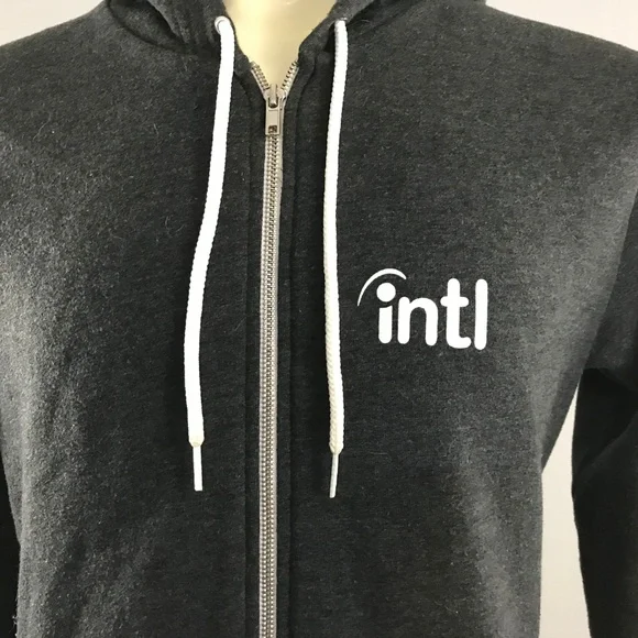 Int'l Indeed fleece full zipper hoodie front pouch unisex - Picture 4 of 8